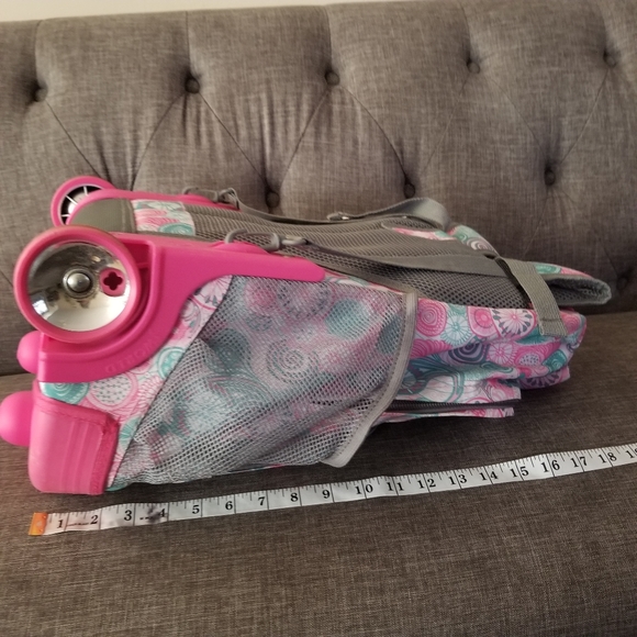 MOONSLIDER ROLLING BACKPACK SRB-19 BLUE RASPBERRY - Picture 6 of 11